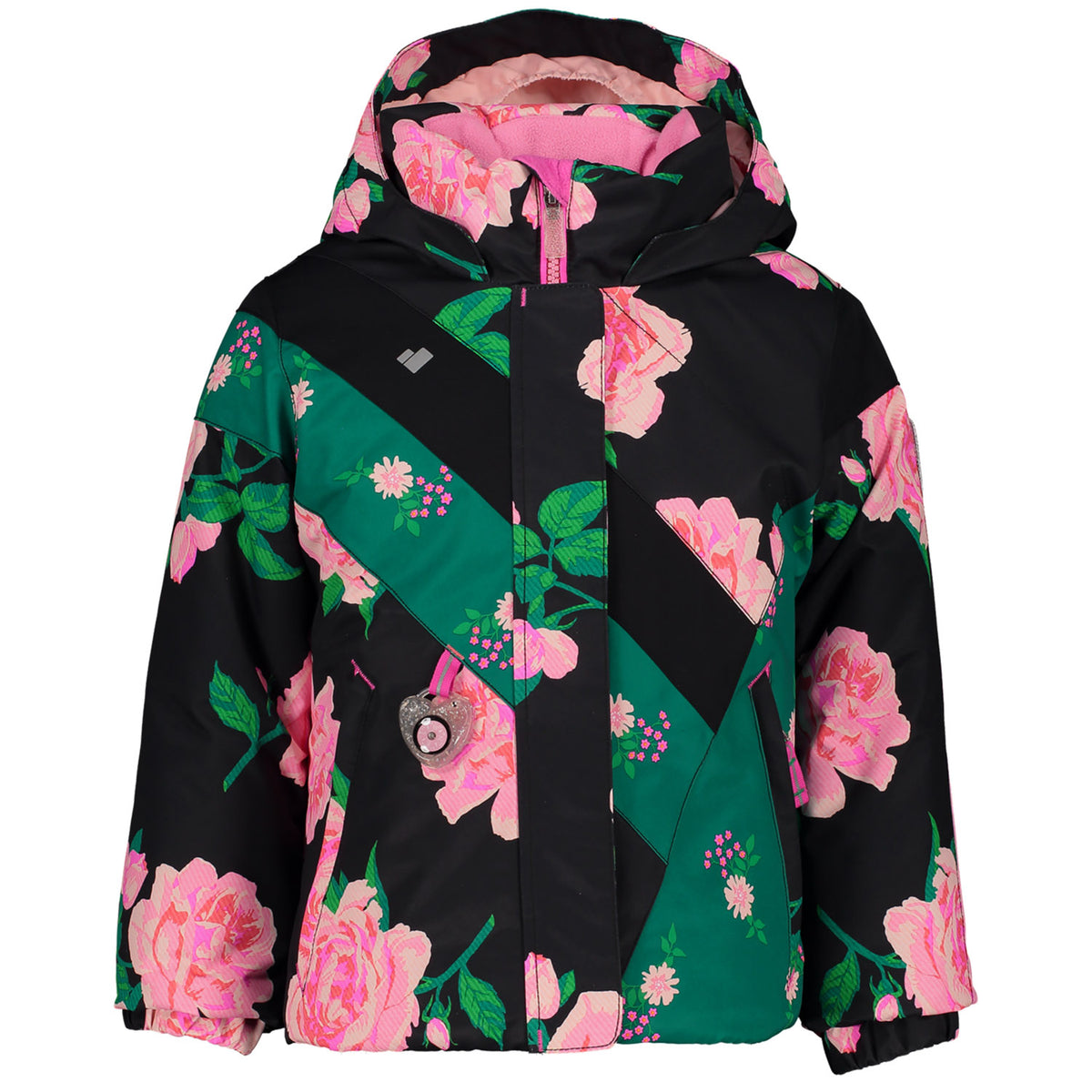 Obermeyer Lissa Jacket - Toddler Girls' Roses-R-Pink