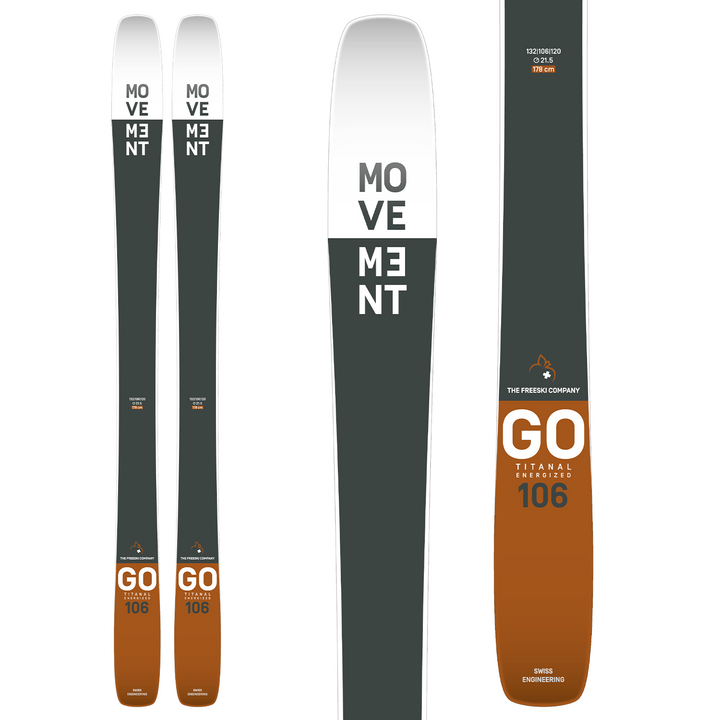 Movement GO 106 Ti Skis 2022