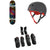 Element Solar Vibes 7.75 Skateboard Complete + Triple 8 Sweatsaver Liner Skateboard Helmet + Saver Series High Impact 3 Pack Skateboard Pad Set