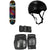 Element Solar Vibes 7.75 Skateboard Complete + Pro-Tec Classic Skate Skateboard Helmet + Street Gear Junior Skateboard Pads