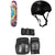 Element Trip Out 7.75 Skateboard Complete + Pro-Tec Classic Skate Skateboard Helmet + Street Gear Junior Skateboard Pads 3-Pack - Big Kids'