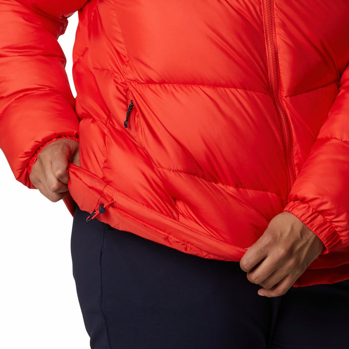 Columbia Puffect Plus Size Jacket - Women's Bold Orange, Nocturnal, Chalk