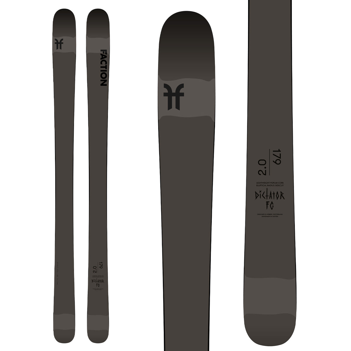 Faction Dictator 2.0 FG Skis 2022