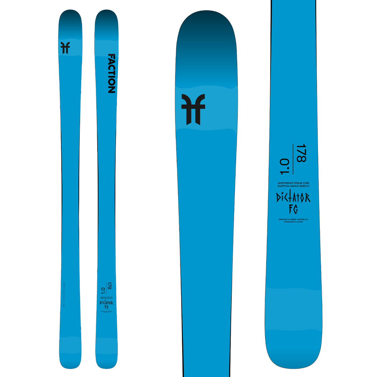 Faction Dictator 1.0 FG Skis 2022