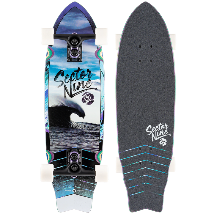 Sector 9 Wavepark Shadow Cruiser Skateboard Complete