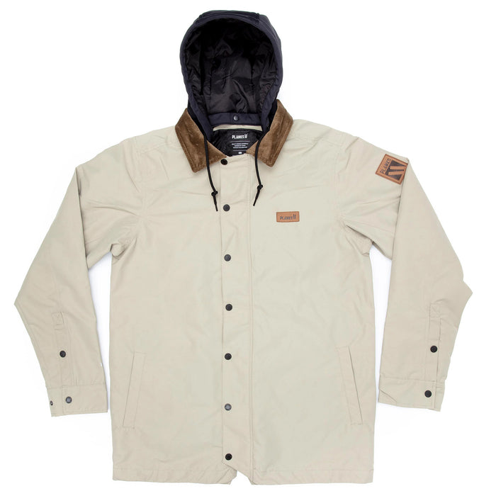 Planks Throw Down Collared Jacket - Men's Mushroom