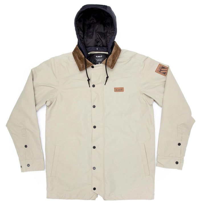 Planks Throw Down Collared Jacket - Men's Mushroom
