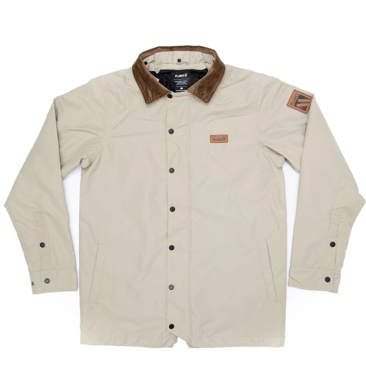 Planks Throw Down Collared Jacket - Men's Mushroom
