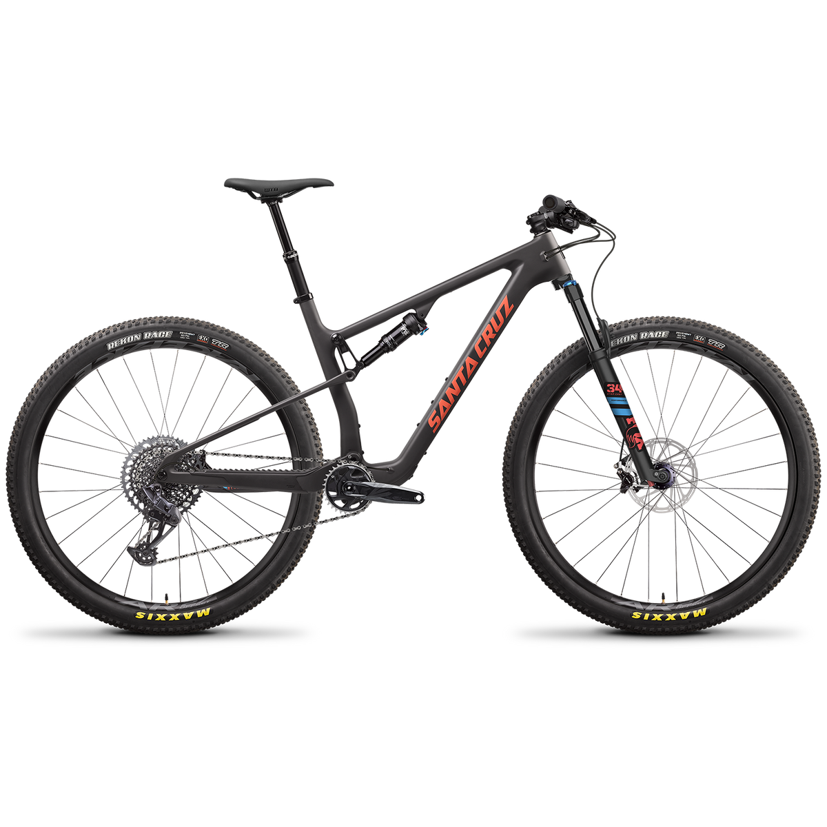 Santa Cruz Bicycles Blur C S TR Complete Mountain Bike 2022 Dark Matter