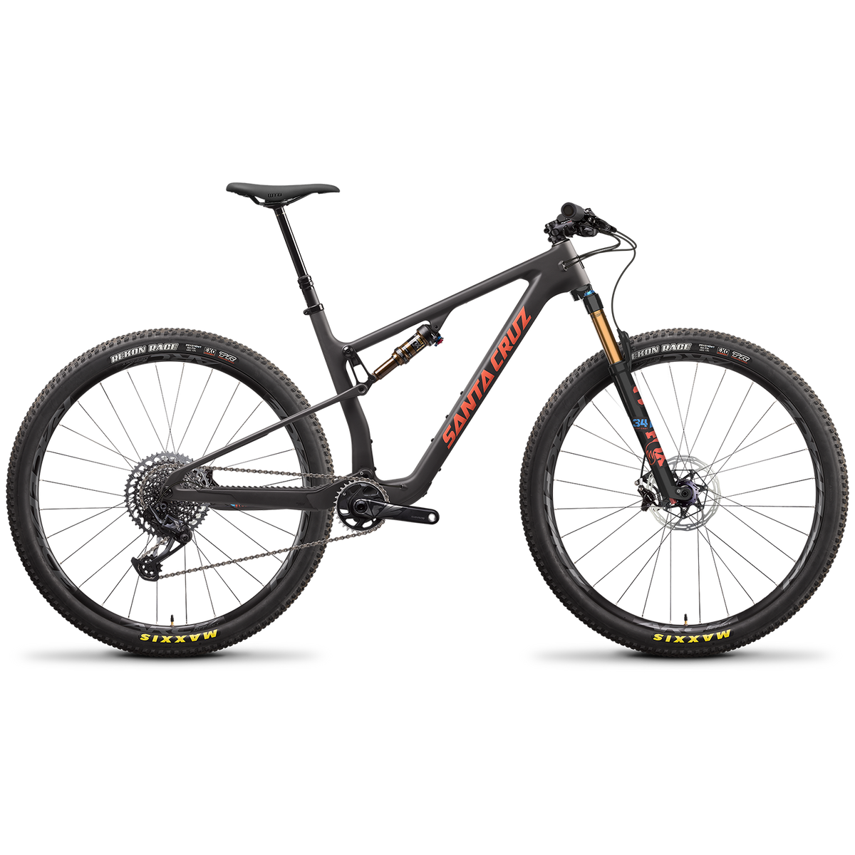 Santa Cruz Bicycles Blur CC X01 TR Complete Mountain Bike 2022 Dark Matter