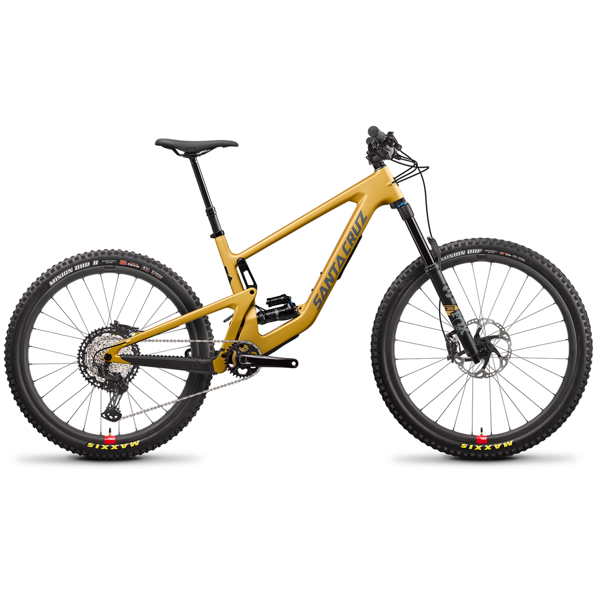 Santa Cruz Bicycles Bronson C XT Reserve Complete Mountain Bike 2022 Paydirt Gold