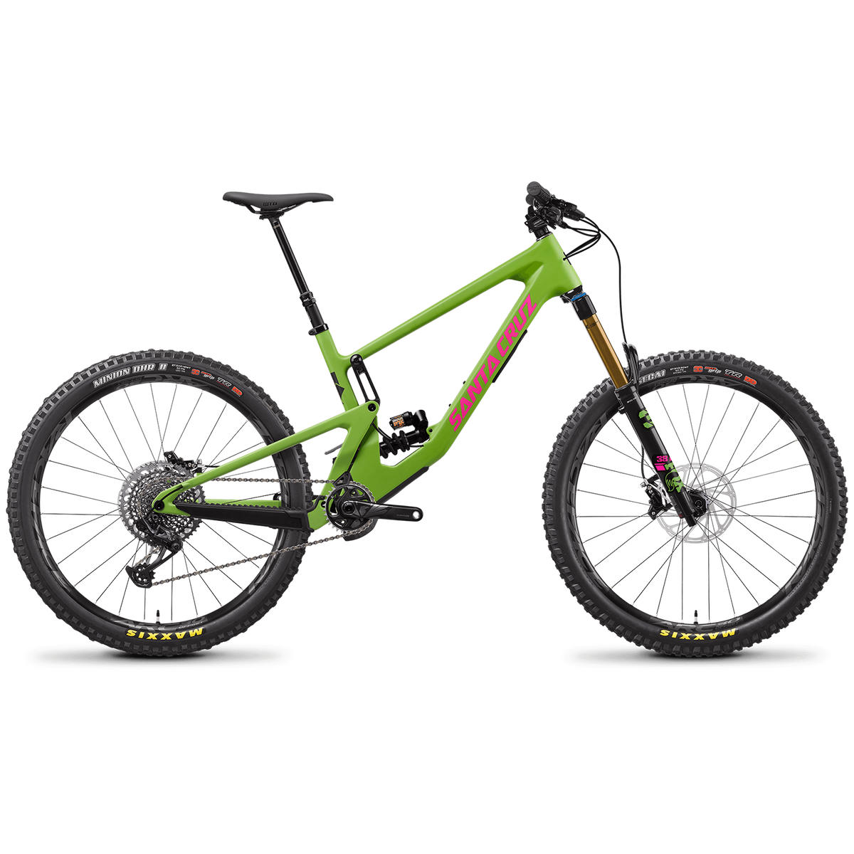 Santa Cruz Bicycles Nomad CC X01 Coil Complete Mountain Bike 2022 Adder Green