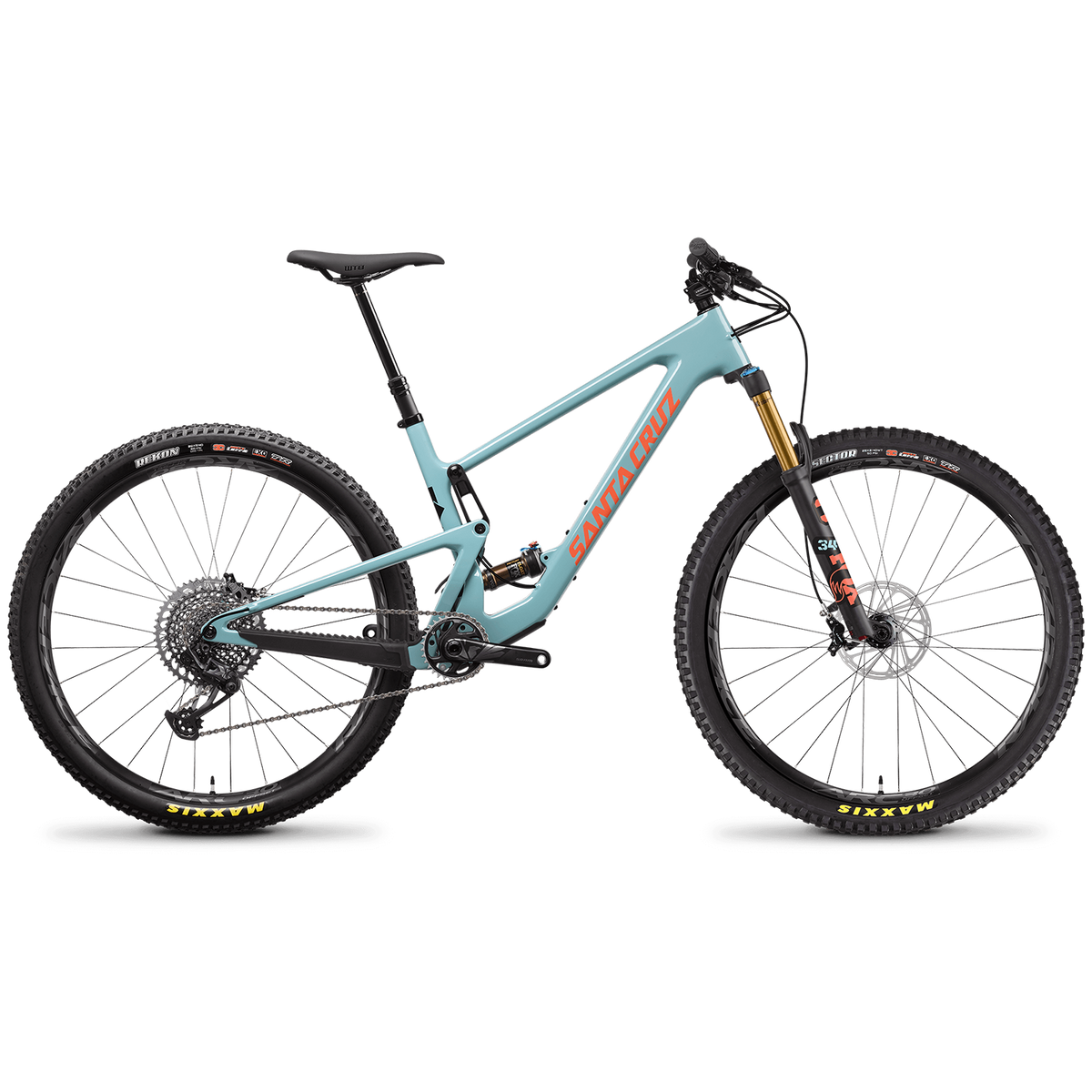 Santa Cruz Bicycles Tallboy CC X01 Complete Mountain Bike 2022 Gloss Aqua