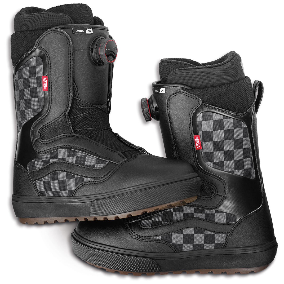 Vans Black Checkered Snowboard Boots Size 11 Vans Hi-Standard Pro Snowboard Boots size 11.5 – People  main image 3