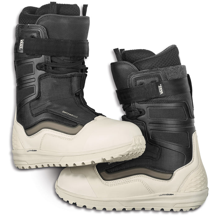Vans Hi-Country & Hell-Bound Snowboard Boots 2022 (Sam Taxwood) Bone/Black