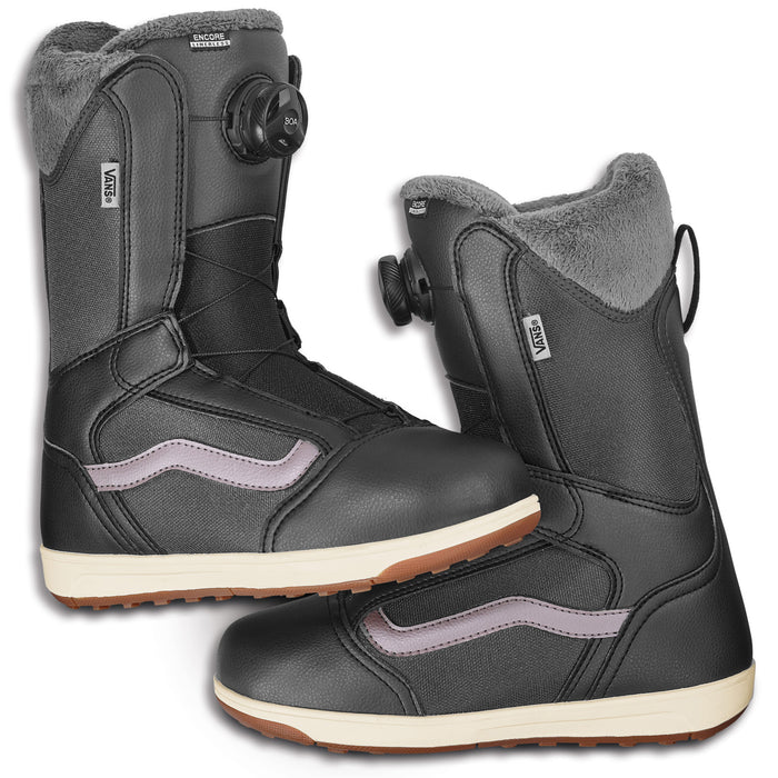 Vans Encore Linerless Snowboard Boots - Women's 2022 Black/Purple Dove
