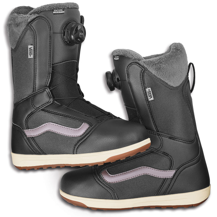Vans Encore Linerless Snowboard Boots - Women's 2022 Black/Purple Dove