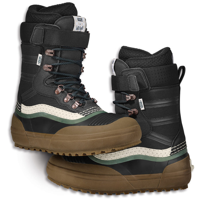 Vans Standard XF Snow MTE Pow Surfing Boots 2022 (Wolle Nyvelt) Black/Gum