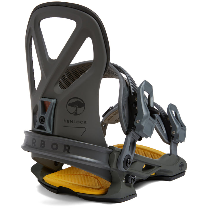 Arbor Hemlock LTD Snowboard Bindings 2022 Gray