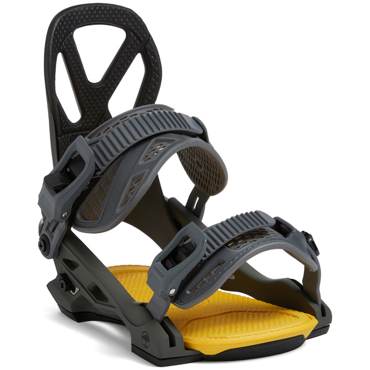 Arbor Hemlock LTD Snowboard Bindings 2022 Gray