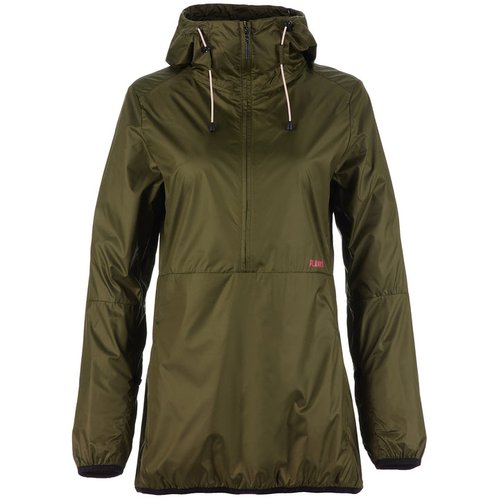 Planks Shredorak Packable Anorak Jacket - Women's Army Green