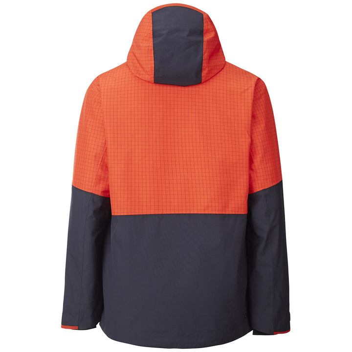 Picture Organic Stone Jacket - Men's Orange Ripstop/Dark Blue