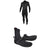 O'Neill 4/3+ Psycho Tech Chest Zip Wetsuit + 3/2 Psycho Tech Split Toe Wetsuit Boots
