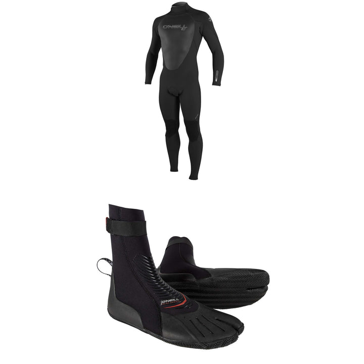 O'Neill 4/3 Epic Back Zip Wetsuit + 3mm Heat ST Boots
