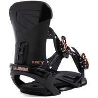 Salomon Vendetta X Snowboard Bindings - Women's 2023 Black::Black
