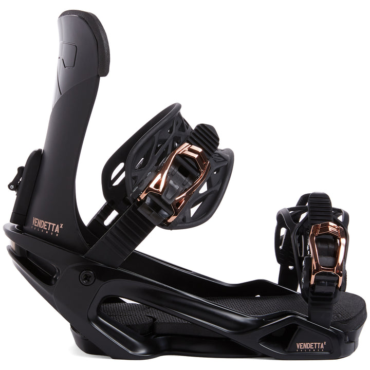Salomon Vendetta X Snowboard Bindings - Women's 2023 Black