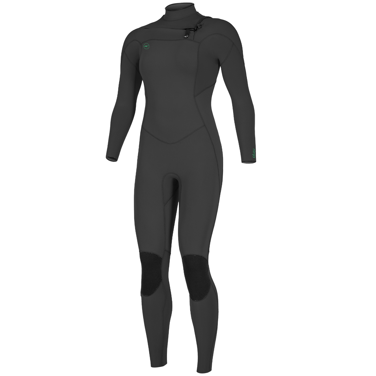 O'Neill 3/2 Ninja Chest Zip Wetsuit - Women's Black/Black