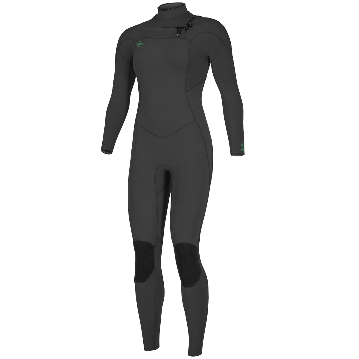 O'Neill 4/3 Ninja Chest Zip Wetsuit - Women's Black/Black