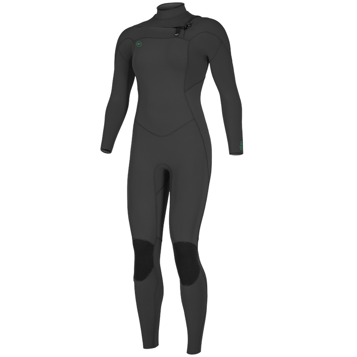 O'Neill 4/3 Ninja Chest Zip Wetsuit - Women's Black/Black
