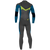 O'Neill 4/3 Ninja Chest Zip Wetsuit - Kids' Black/Ultra Blue/Dayglow