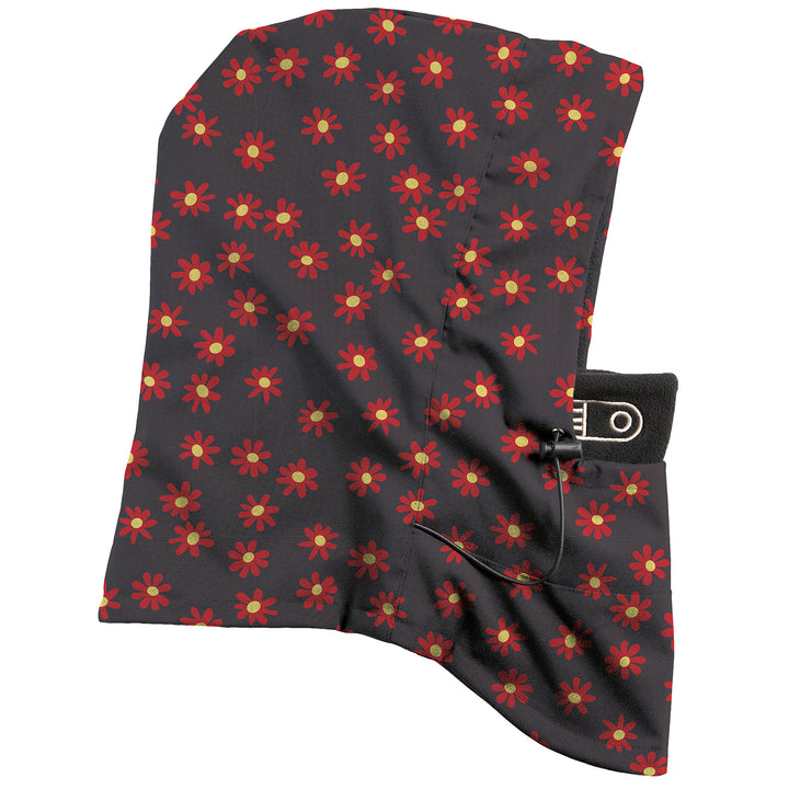 Airblaster Storm Hood Black Daisy