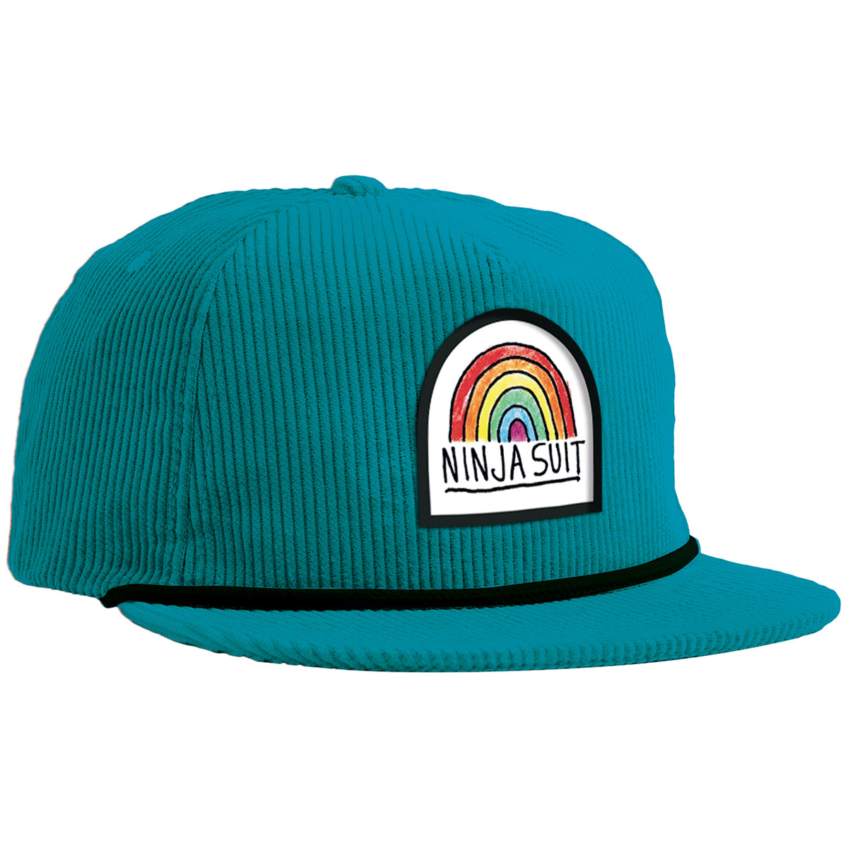 Airblaster Ninja Rainbow Corduroy Hat Teal