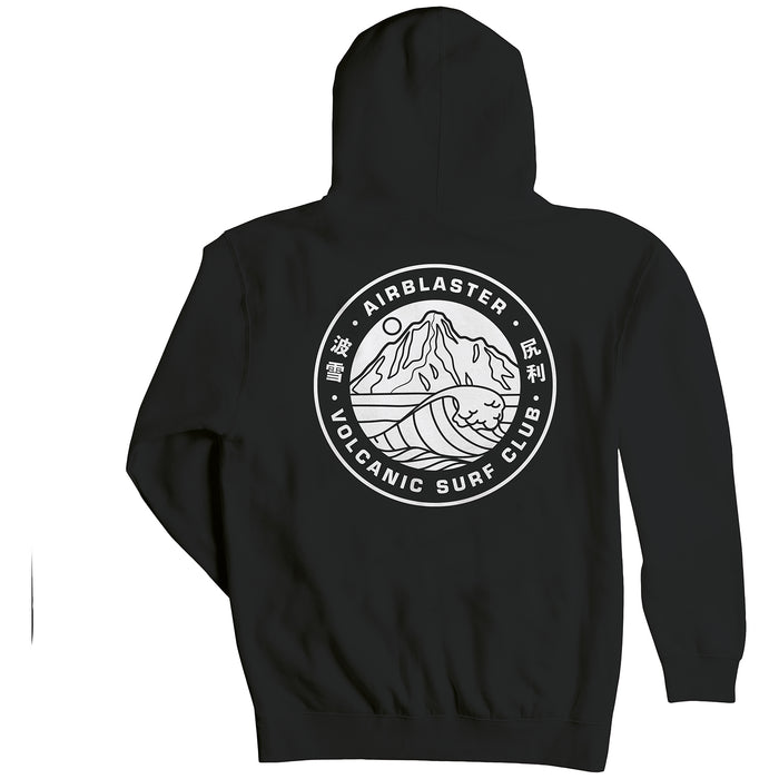 Airblaster Volcanic Surf Club Hoodie - Men's Black.