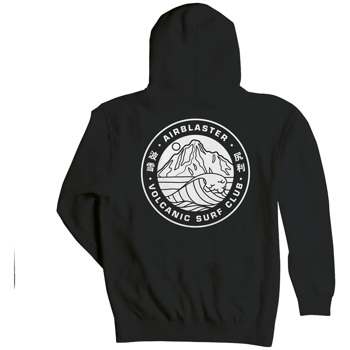 Airblaster Volcanic Surf Club Hoodie - Men's Black.