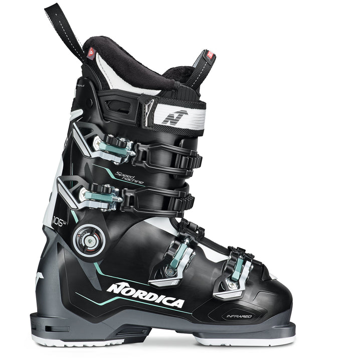 Nordica Speedmachine 105 W Ski Boots - Women's 2021 Black/White/Green