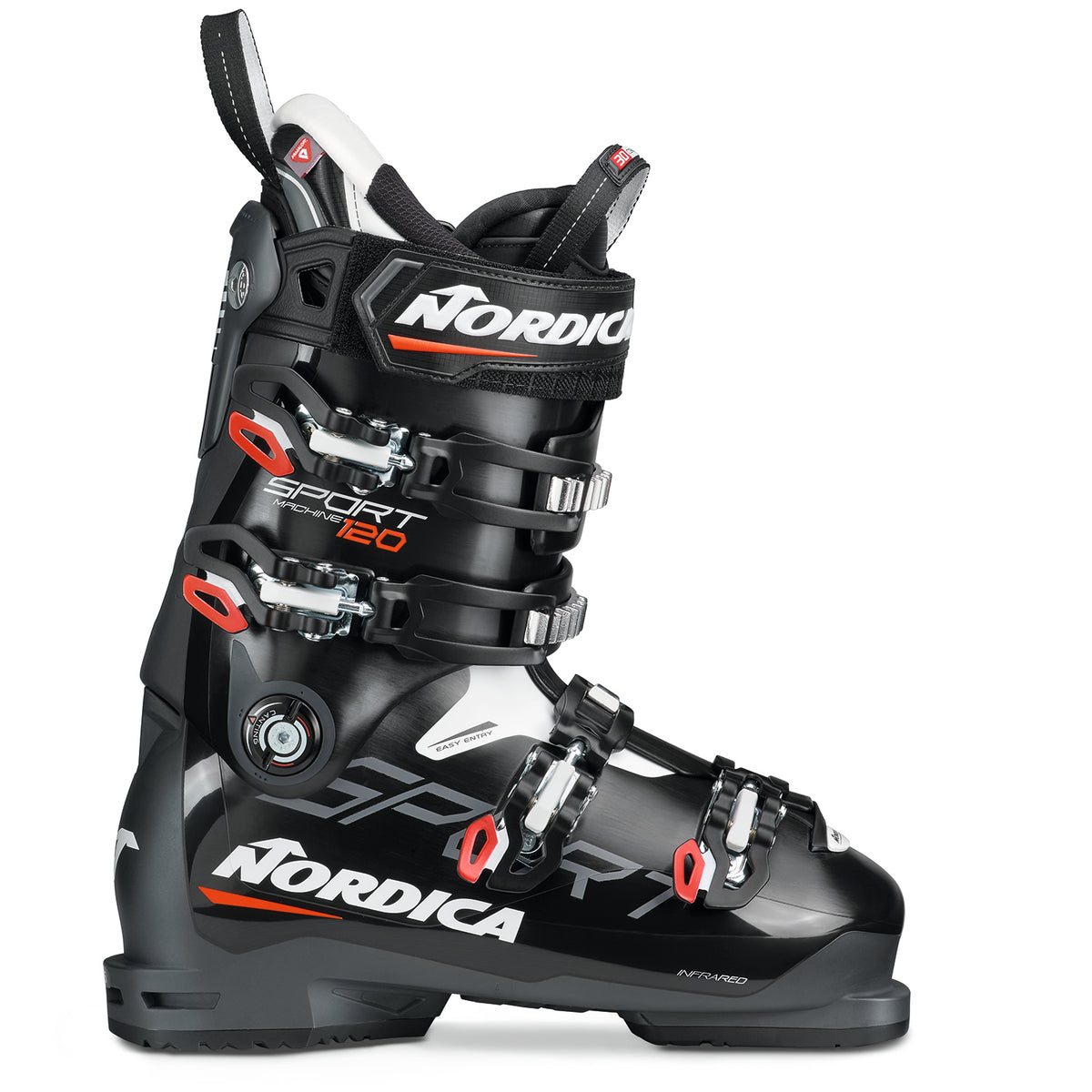 Nordica Sportmachine 120 Ski Boots 2021 Black/Anthracite/Red