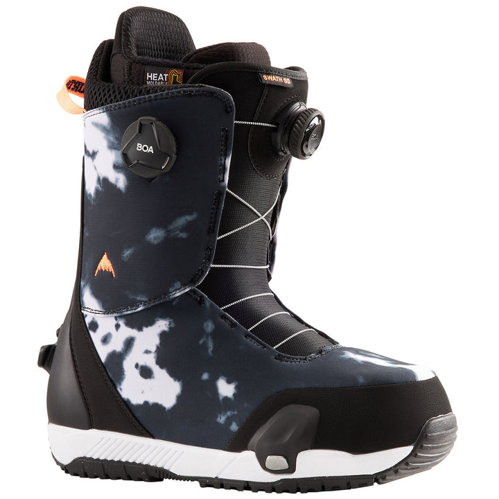 Burton Swath Step On Snowboard Boots Black/Print