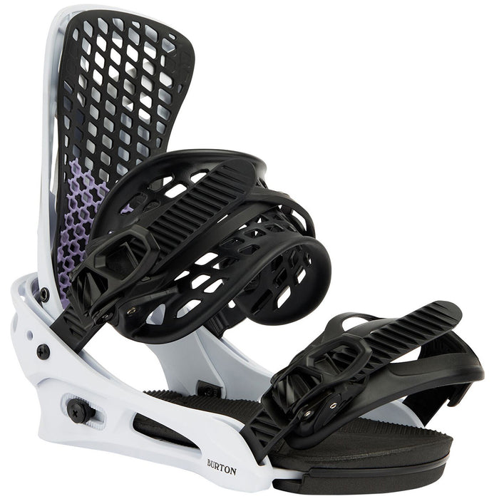 Burton Genesis Snowboard Bindings 2022 White/Black