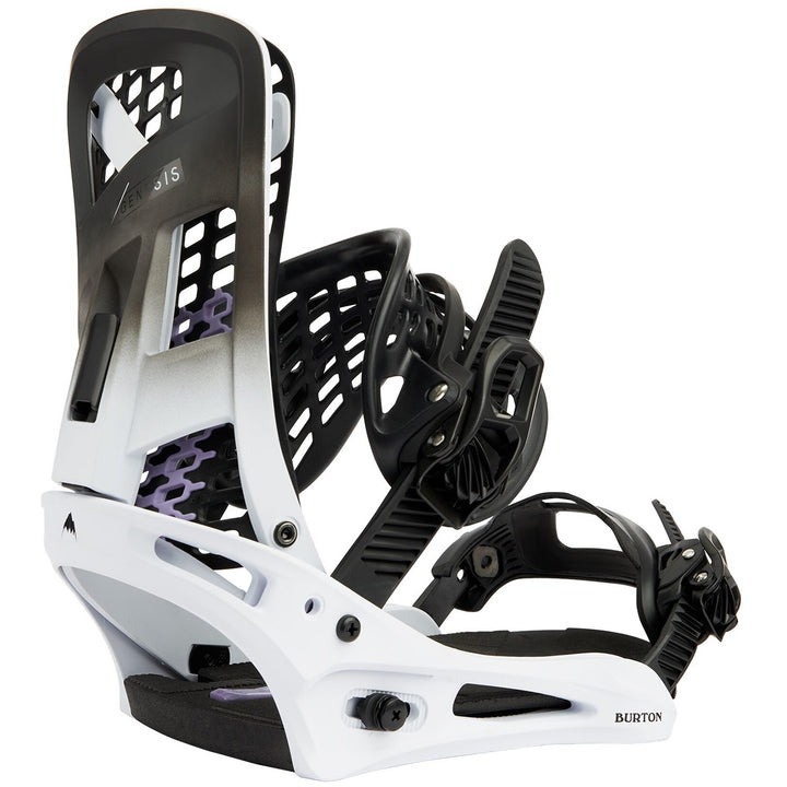 Burton Genesis Snowboard Bindings 2022 White/Black