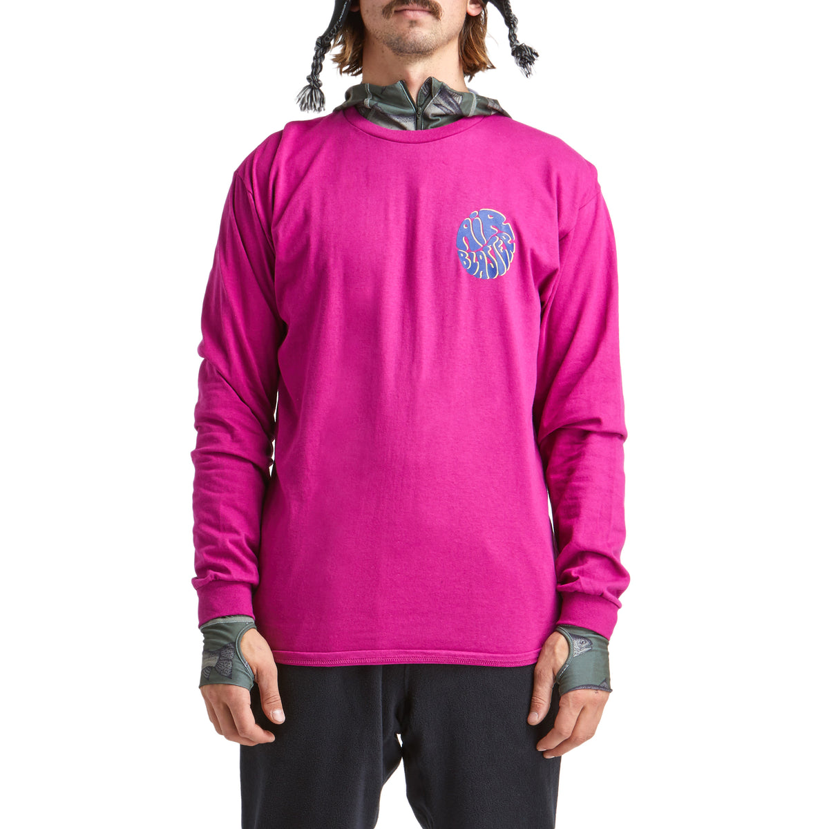 Airblaster Easy Style Long-Sleeve T-Shirt - Men's Berry