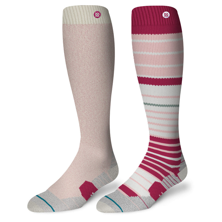 Stance Pinky Promise Snow Socks - 2 Pack Pink