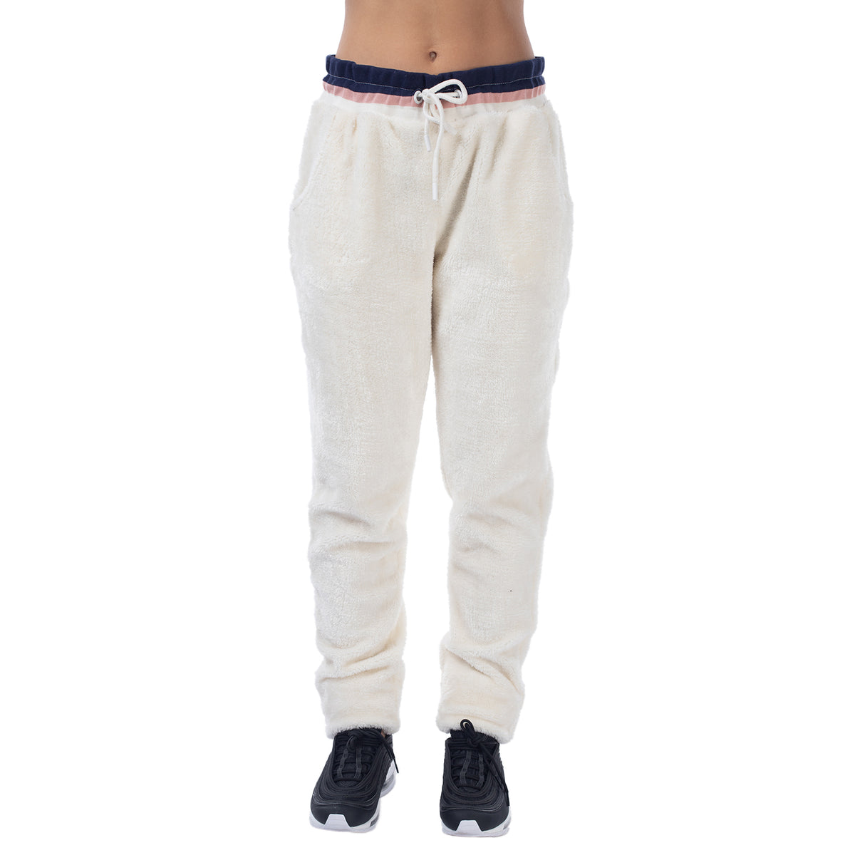 Nikita Smore Sherpa Joggers - Women's Off White