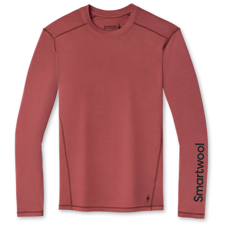 Smartwool Classic Thermal Merino Base Layer Plant-Based Dye Logo Crew Top - Men's Masala