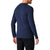 Smartwool Classic Thermal Merino Base Layer Colorblock Crew Top - Men's Deep Navy/Military Olive Heather