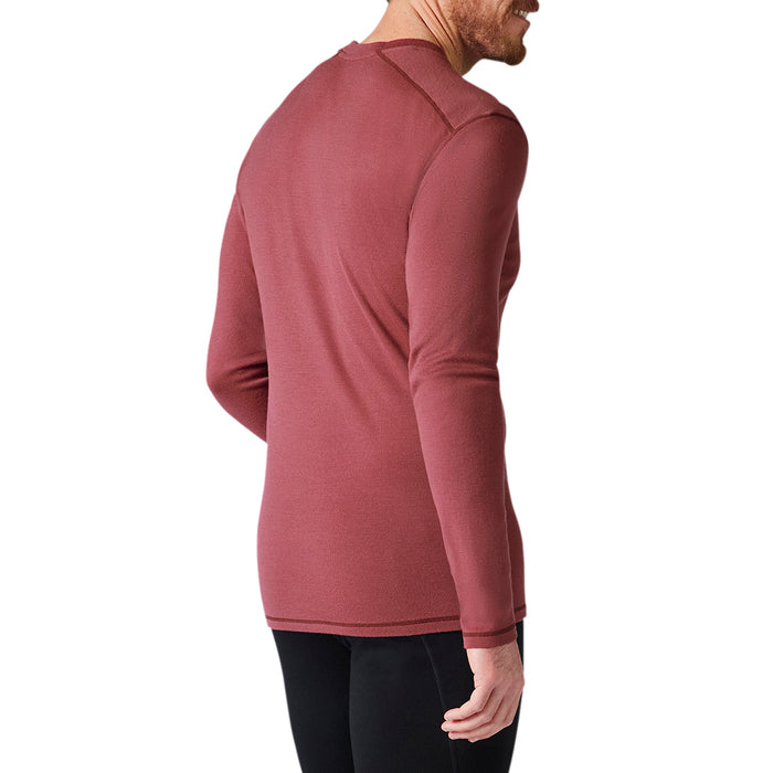Smartwool Classic Thermal Merino Base Layer Plant-Based Dye Logo Crew Top - Men's Masala