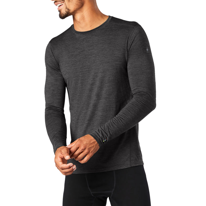 Smartwool Classic All-Season Merino Base Layer Long Sleeve Top - Men's Iron Heather